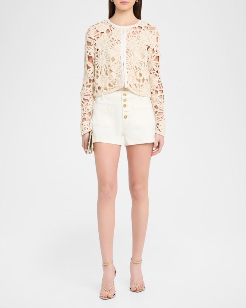 RAMY BROOK Adelynn Openwork Floral Jacket outlook