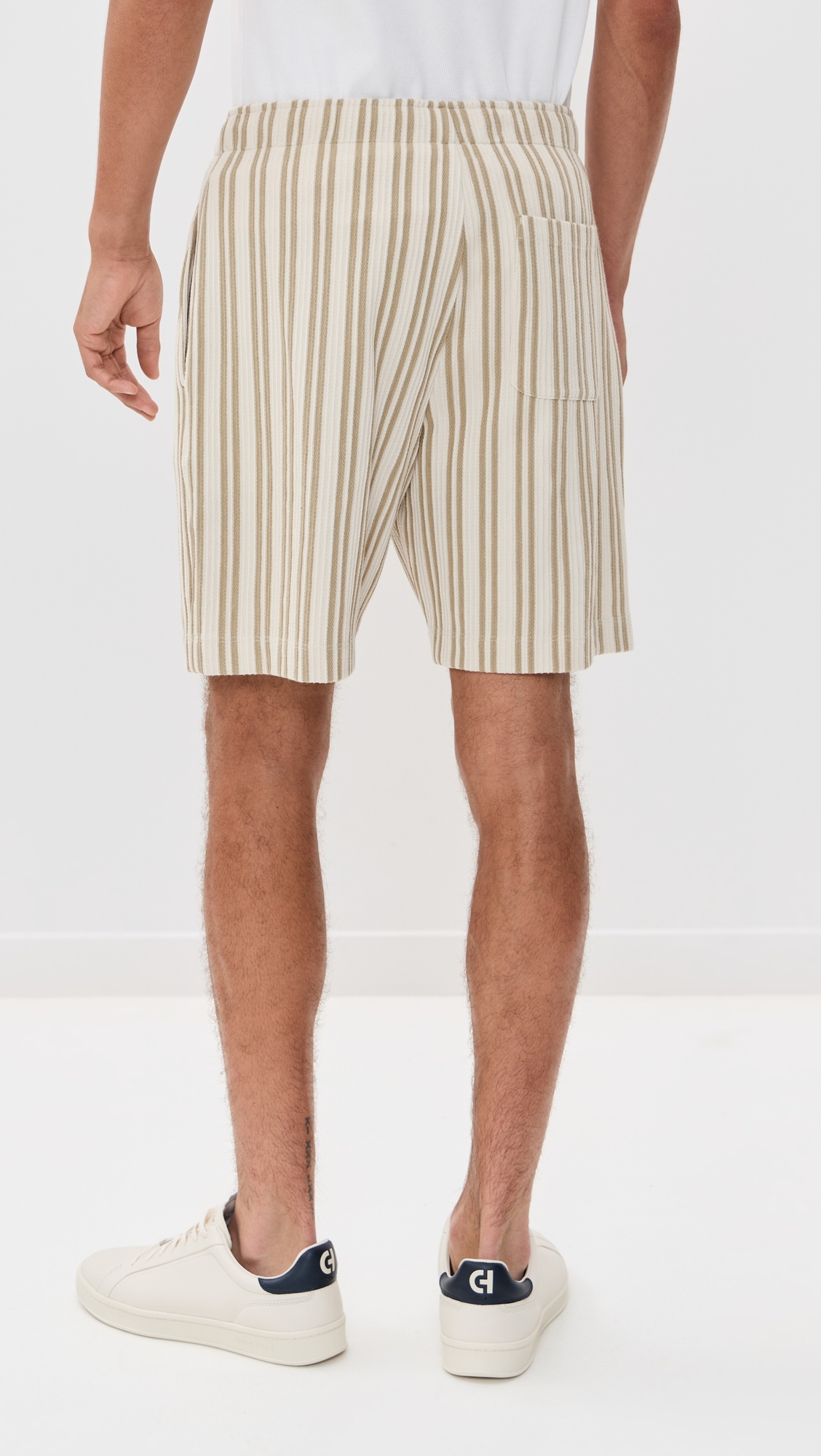 Jacquard Stripe Shorts - 2