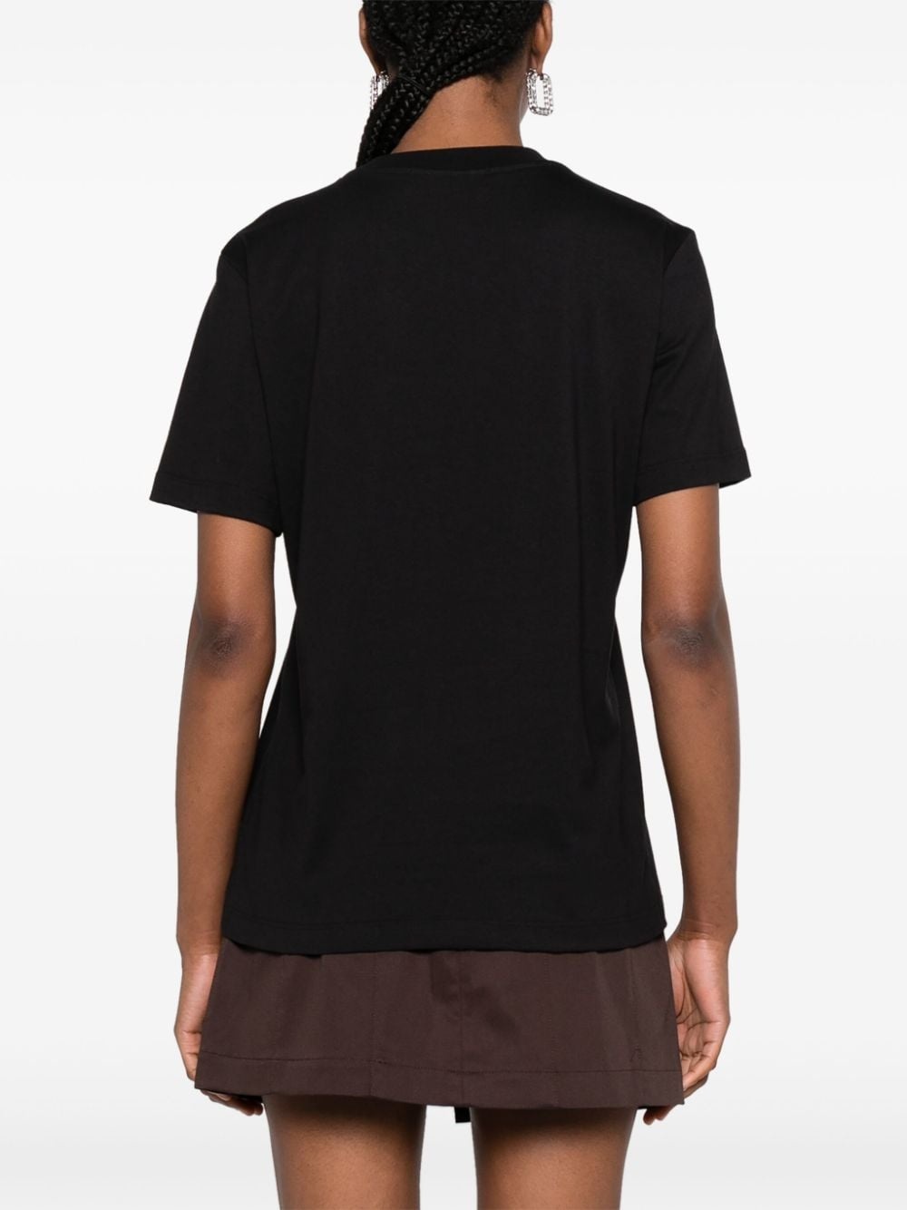 logo-embroidered T-shirt - 4