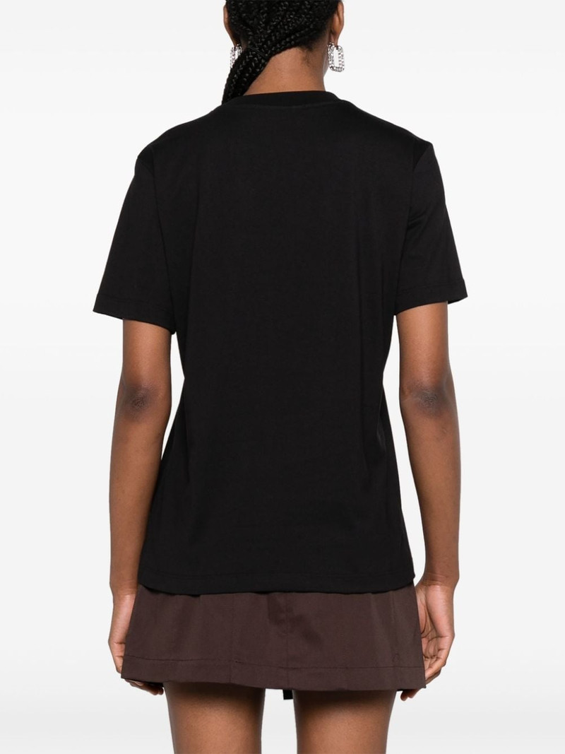 logo-embroidered T-shirt 4