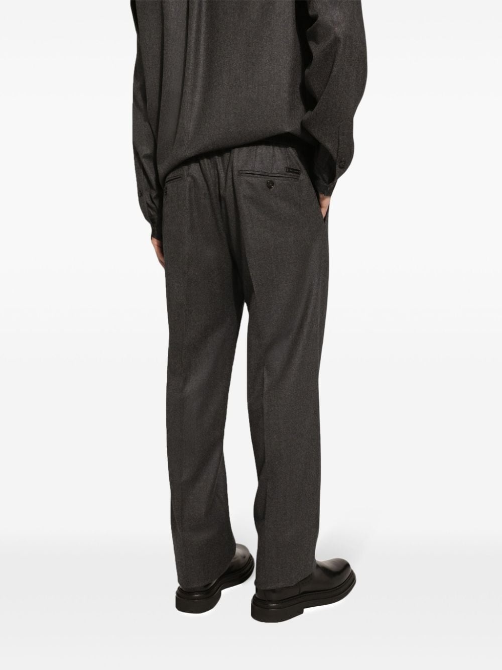 mélange trousers - 5