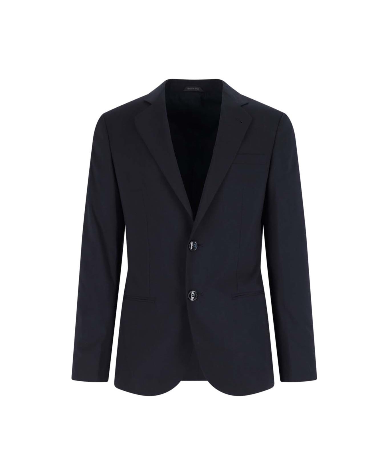 Single-breasted Virgin Wool Suit - 4