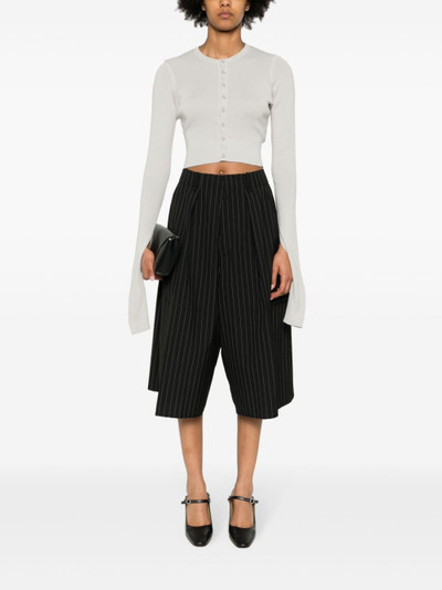 MM6 Maison Margiela knitted cropped cardigan outlook