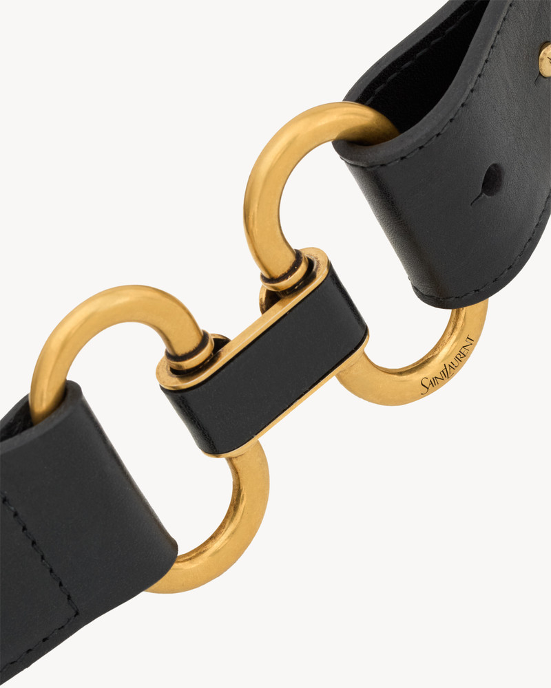 DOUBLE RING BELT IN LEATHER 3