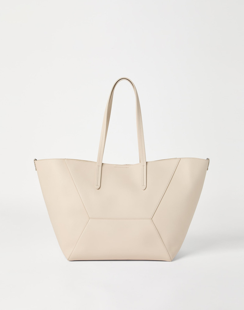 Brunello Cucinelli BC Duo bag in calfskin with monili outlook