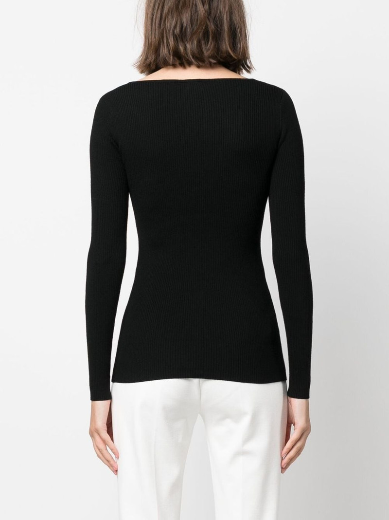 Love Birds ribbed-knit top 4
