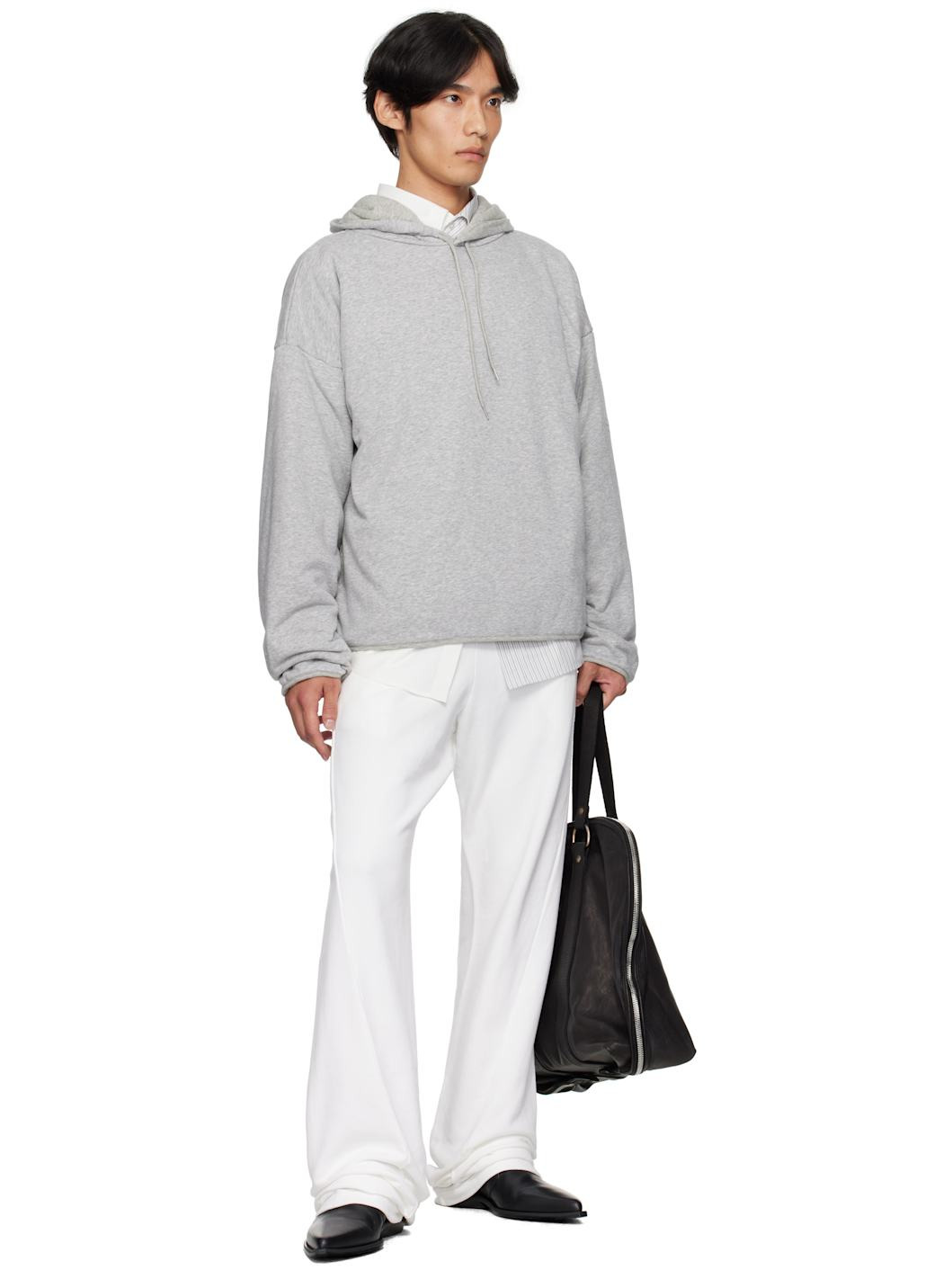White Drawstring Sweatpants - 4