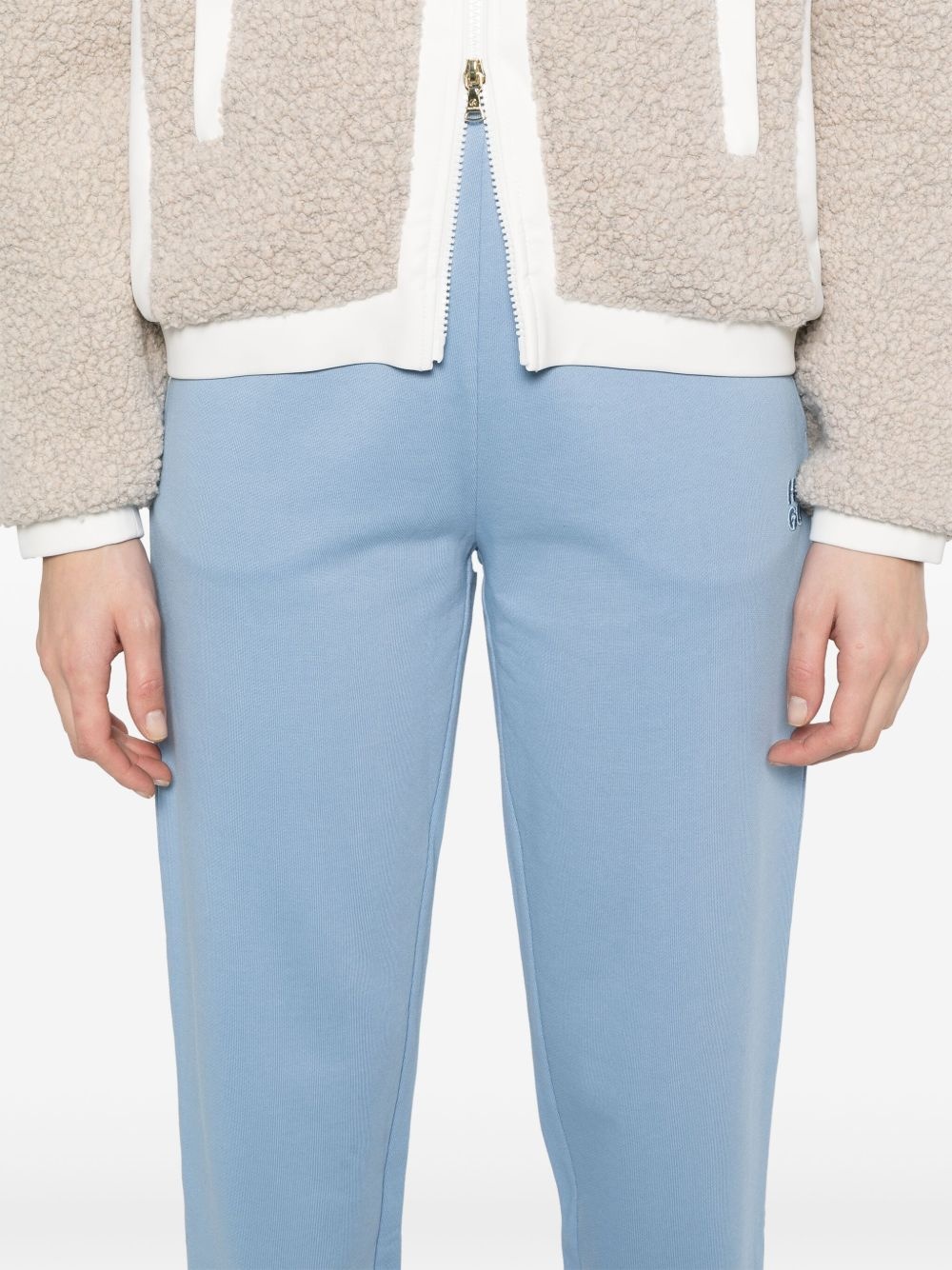 stacked-logo cotton track pants - 5
