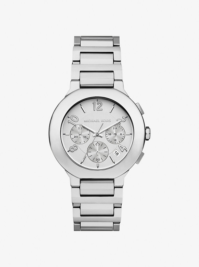 Oversized Gramercy Silver-Tone Watch 1