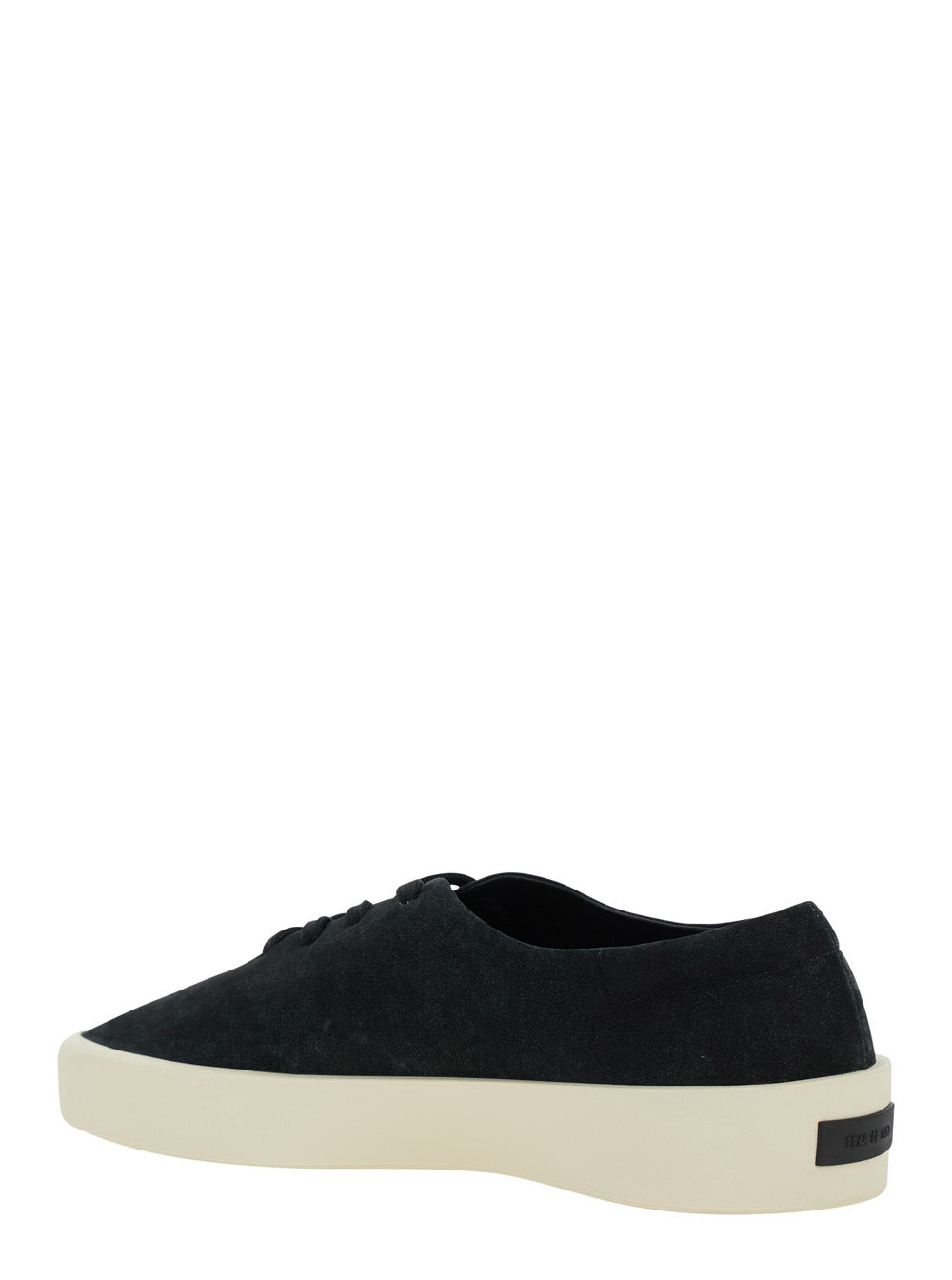 Fear Of God Men Black Low Top Sneakers With Logo Patch On The Rear In Suede Man - 3