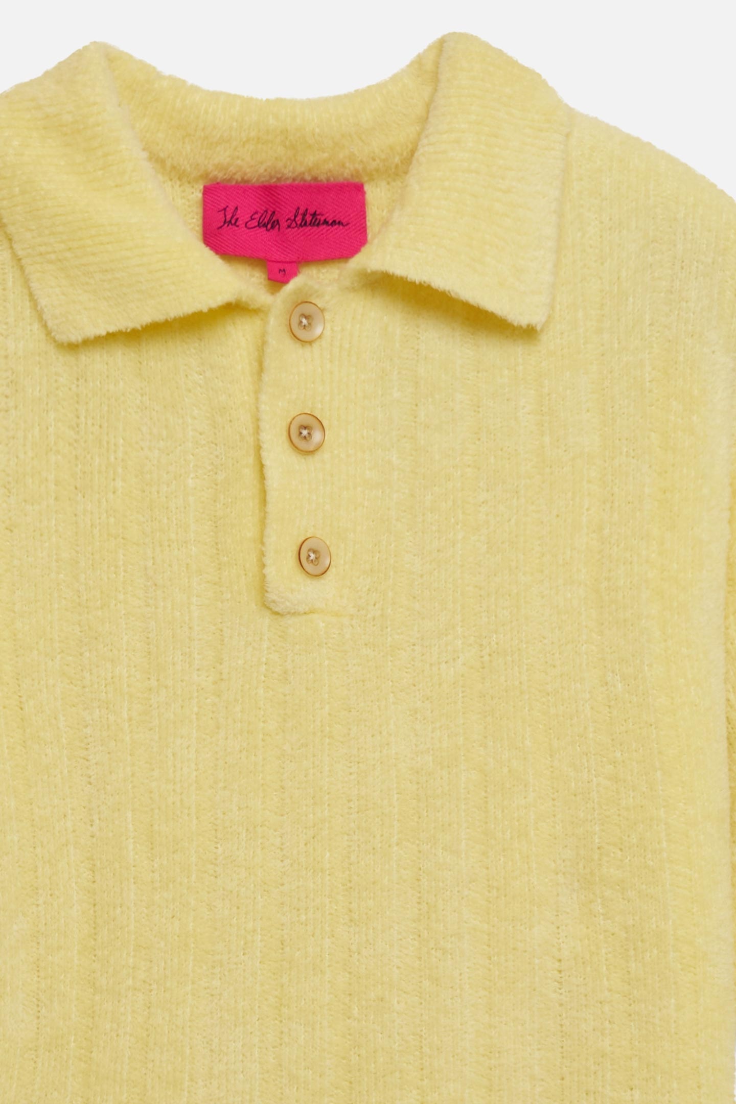 CHENILLE SHORT-SLEEVED RIB POLO - 2
