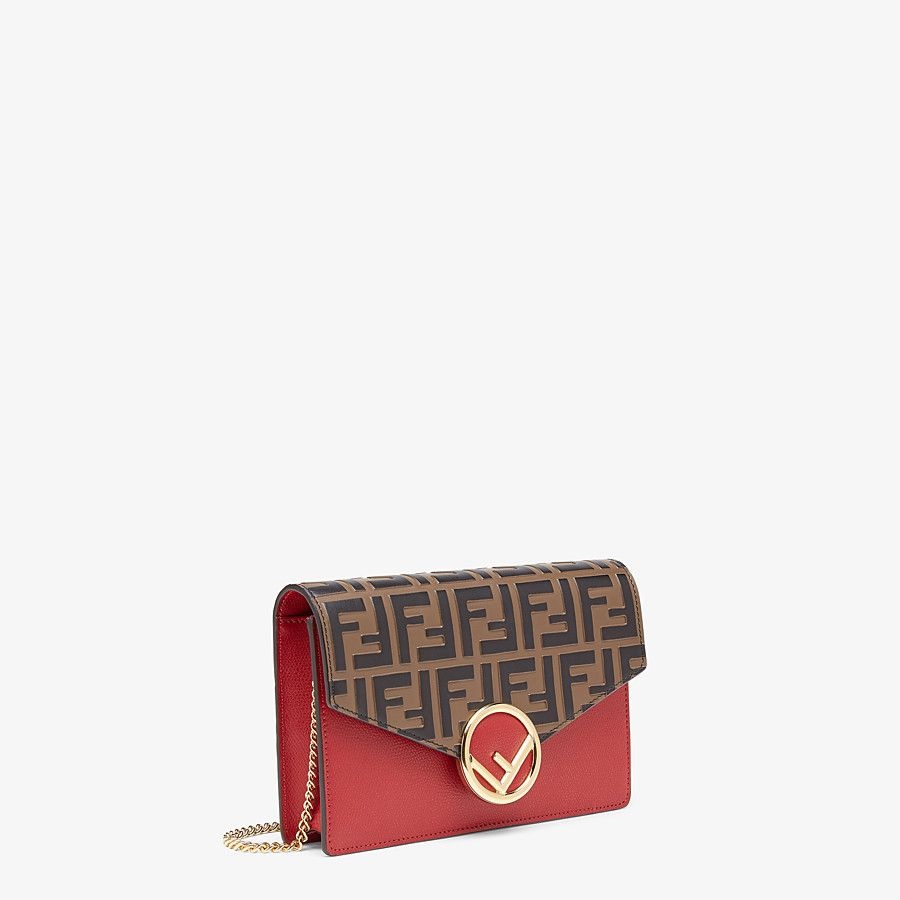 Red leather mini bag - 2