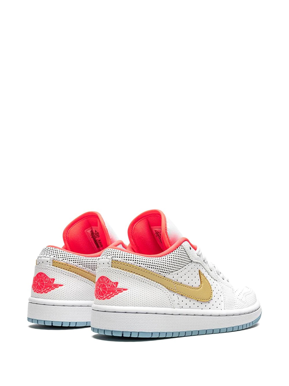 Air Jordan 1 Low SE "White/Sesame/Flash Crimson" sneakers - 3