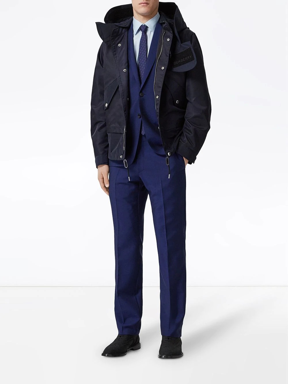 Slim Fit Wool Mohair Suit - 2