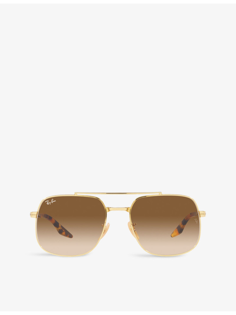 RB3699 polarised polished-metal sunglasses 1