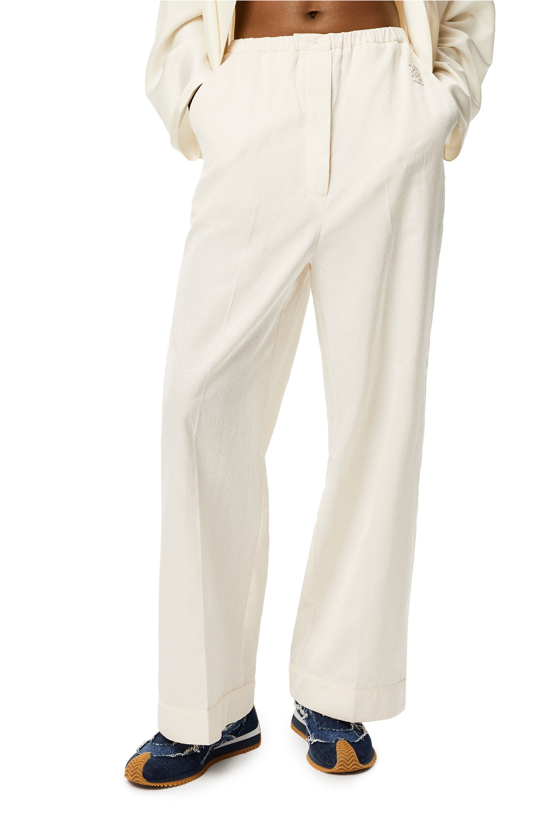 Anagram pyjama trousers in silk and cotton - 3
