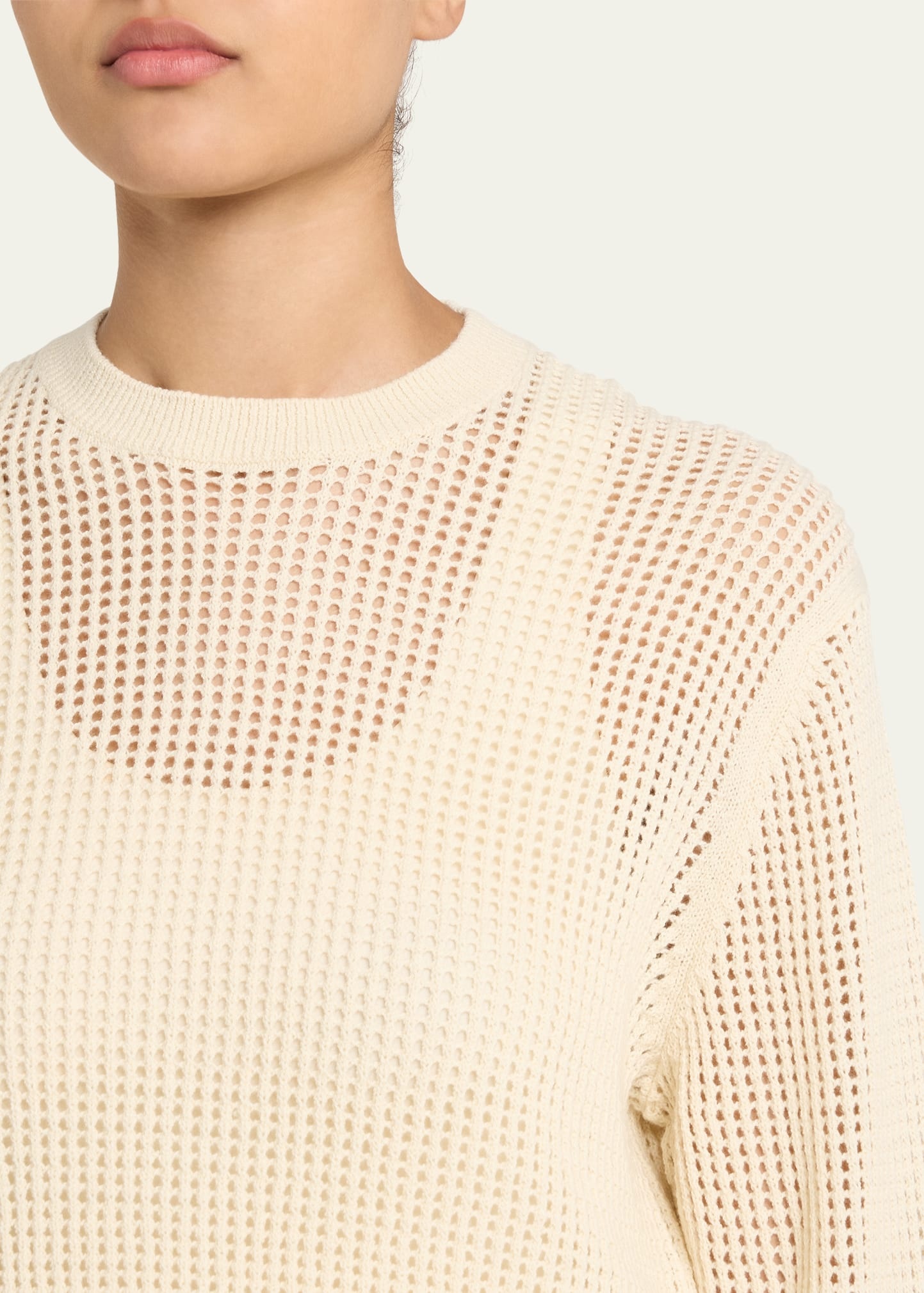 Lenno Open Knit Cashmere GG 8 Sweater - 5