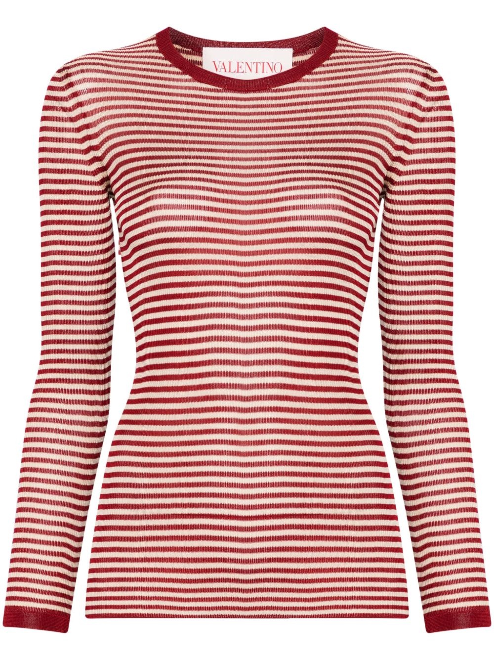 striped T-shirt - 1