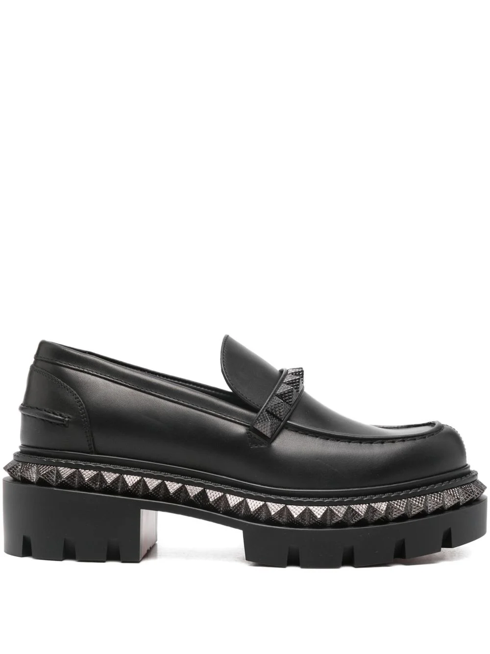 50mm studded platform loafers - 1