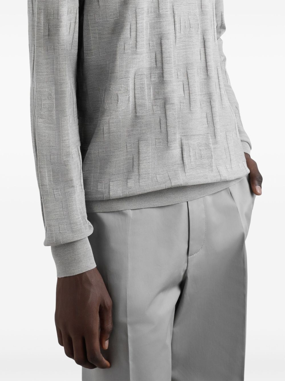 fine-knit polo shirt - 4