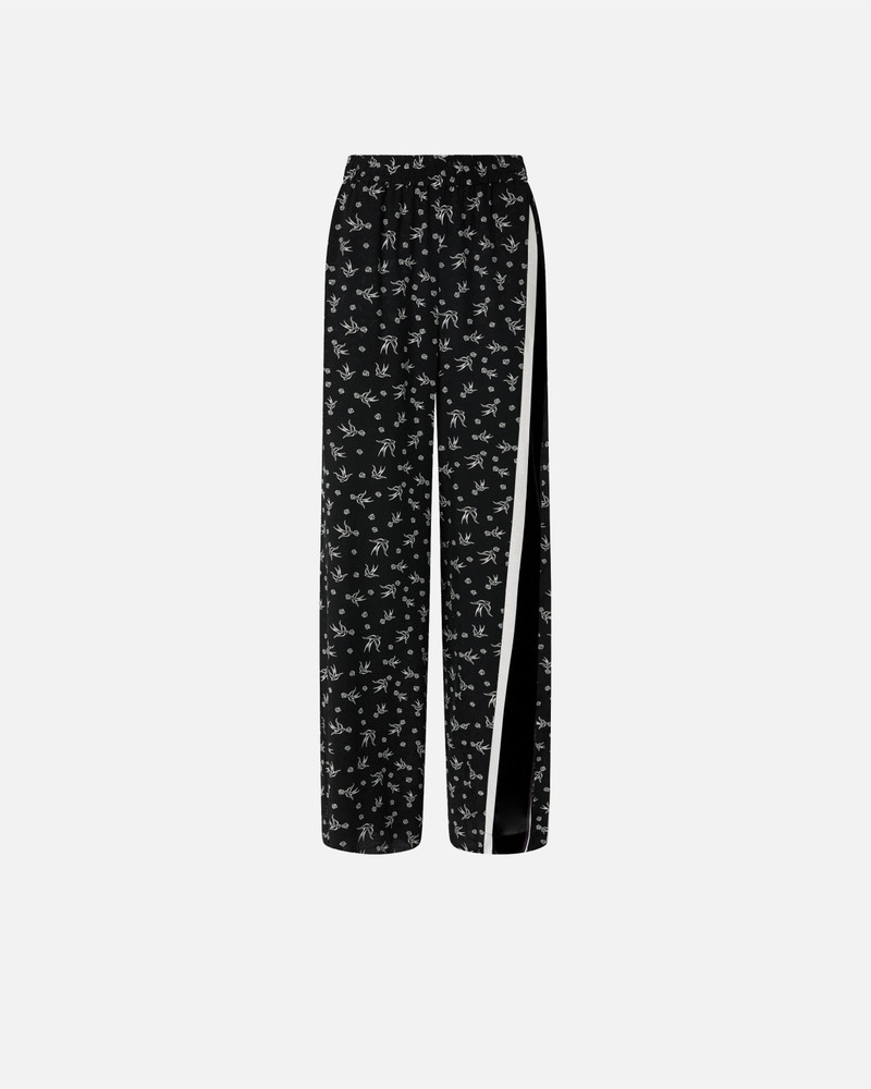WIDE-LEG PRINTED VISCOSE JACQUARD TROUSERS 1