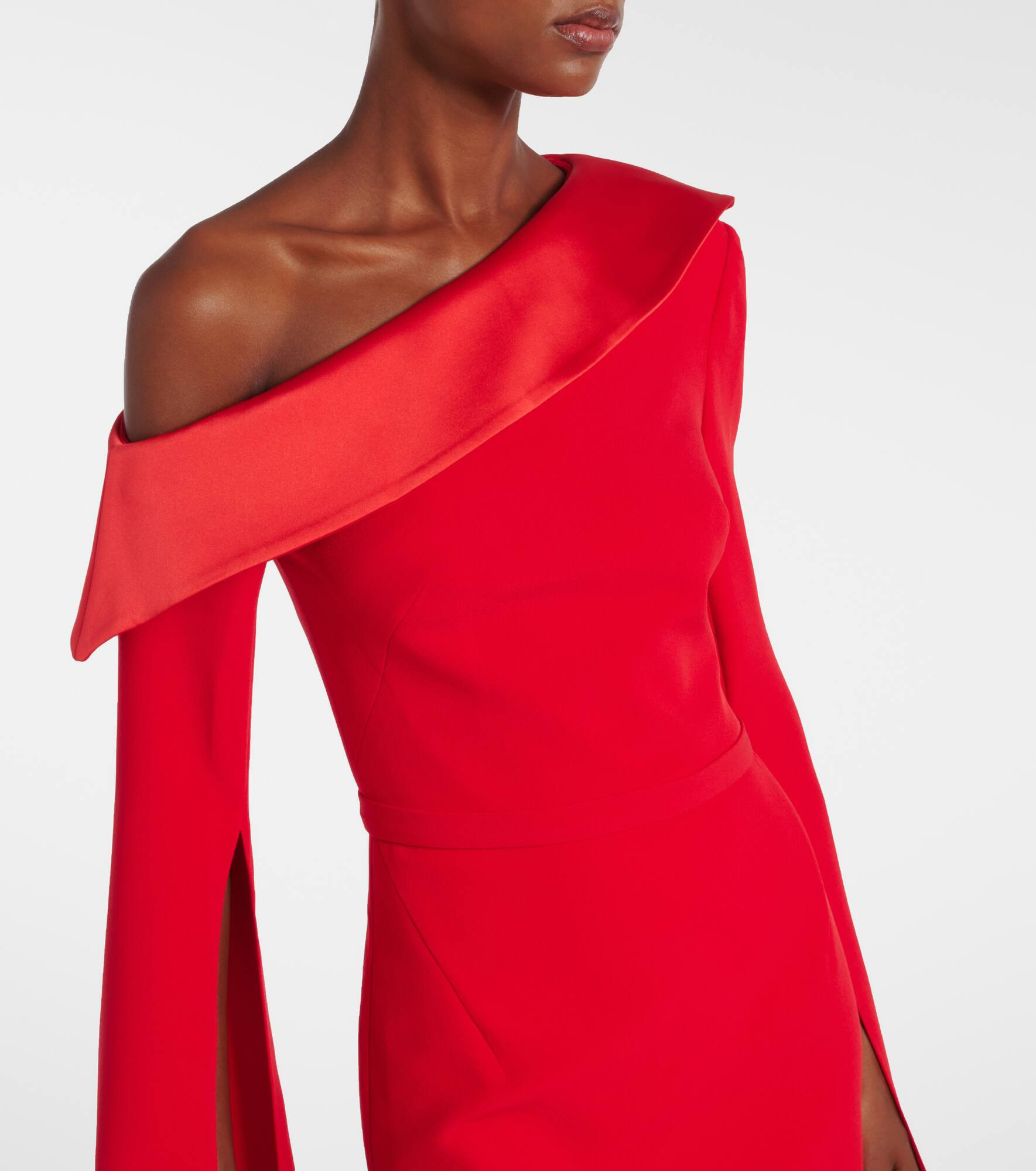 Rinoa caped crépe gown - 4