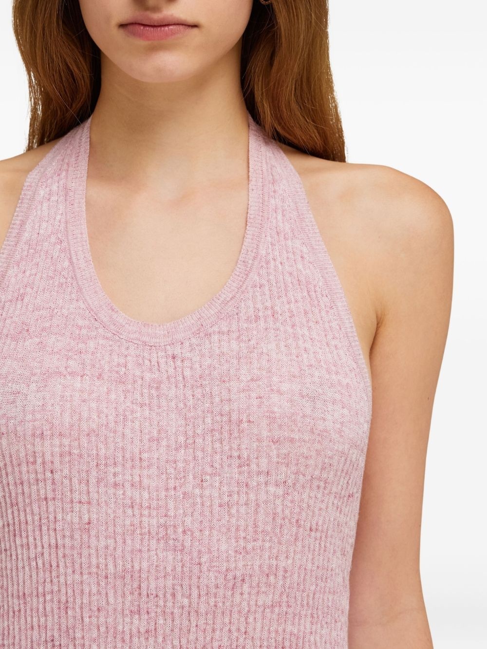 sleeveless midi dress - 4