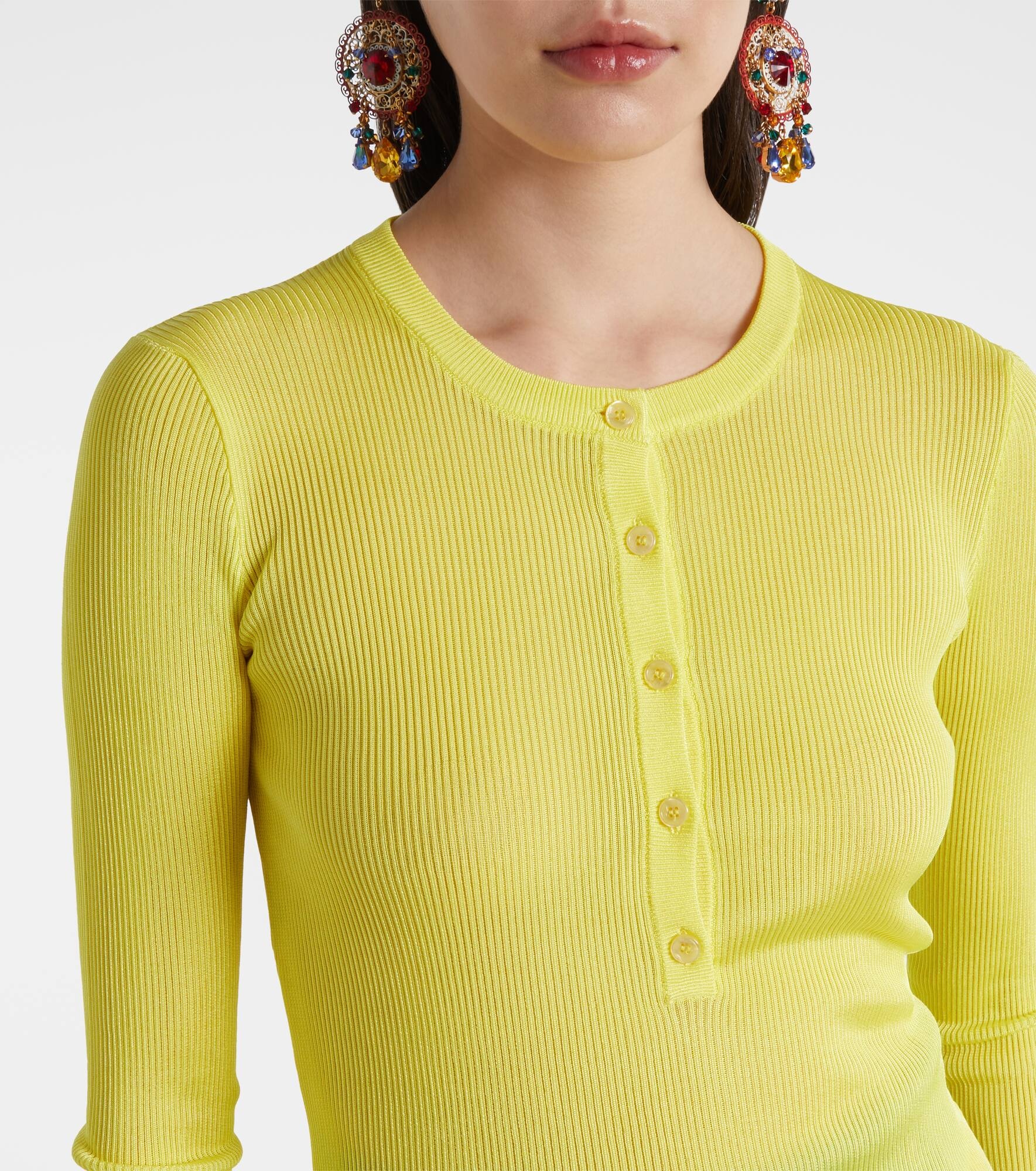 Ribbed-knit sweater - 4