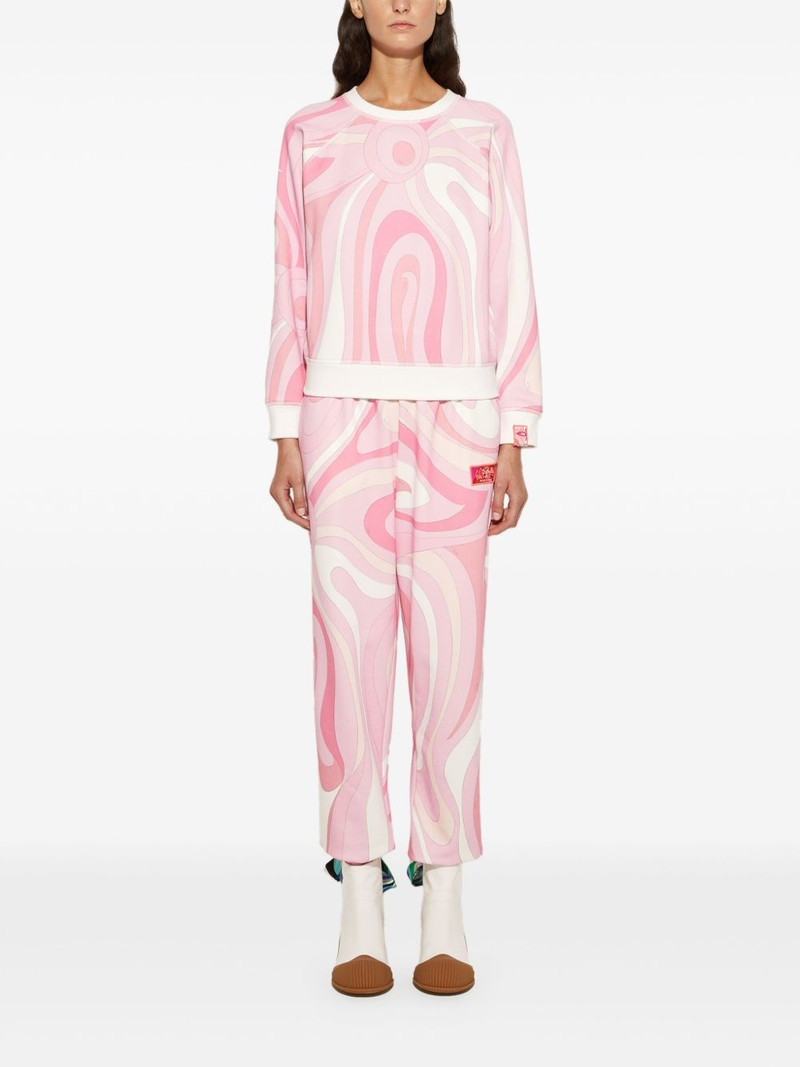 PUCCI Marmo-print fleece sweatshirt outlook