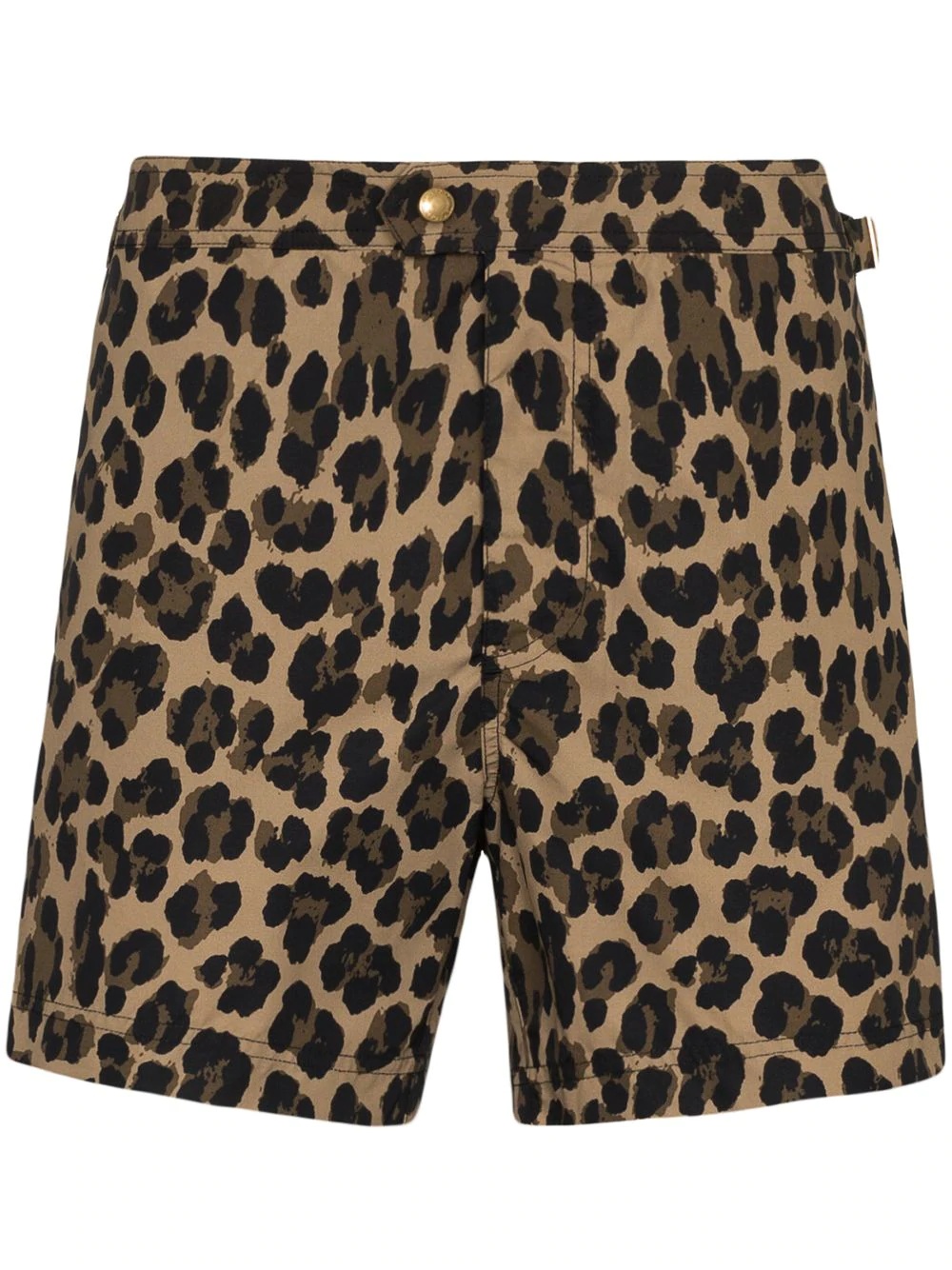 leopard print swim shorts - 1