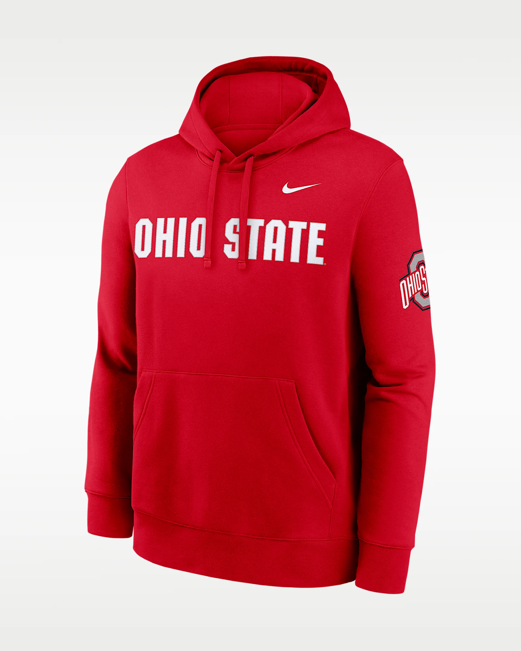 Ohio State Sideline Club Men's Nike College Pullover Hoodie - 1