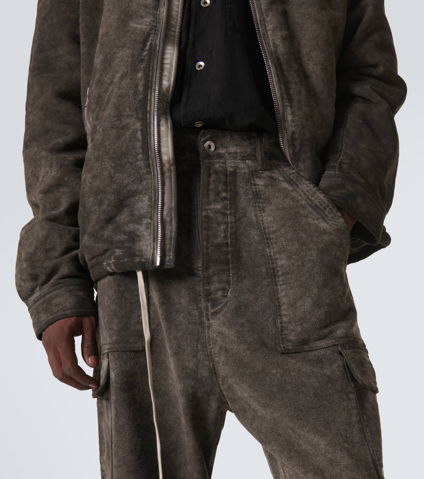 Denim cargo pants - 5
