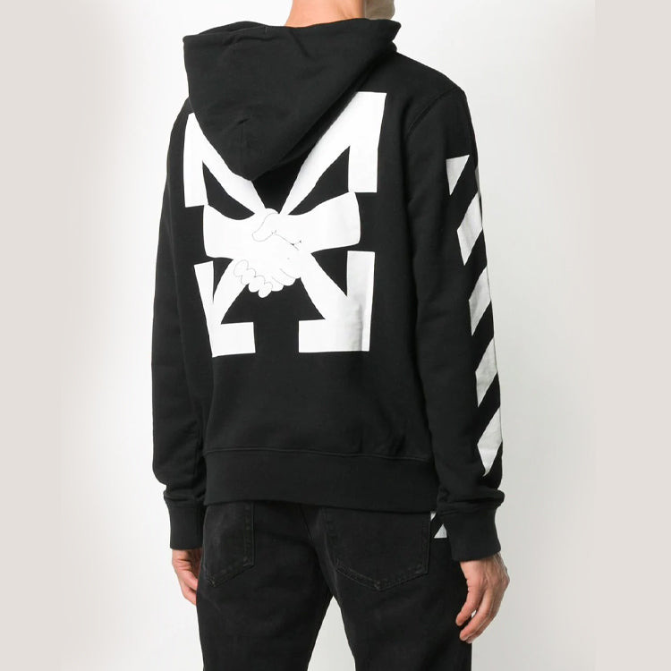 Off-White Diagonal Stripes Mens Logo Long Sleeve Sweater OMBB034F20FLE0091001 - 4