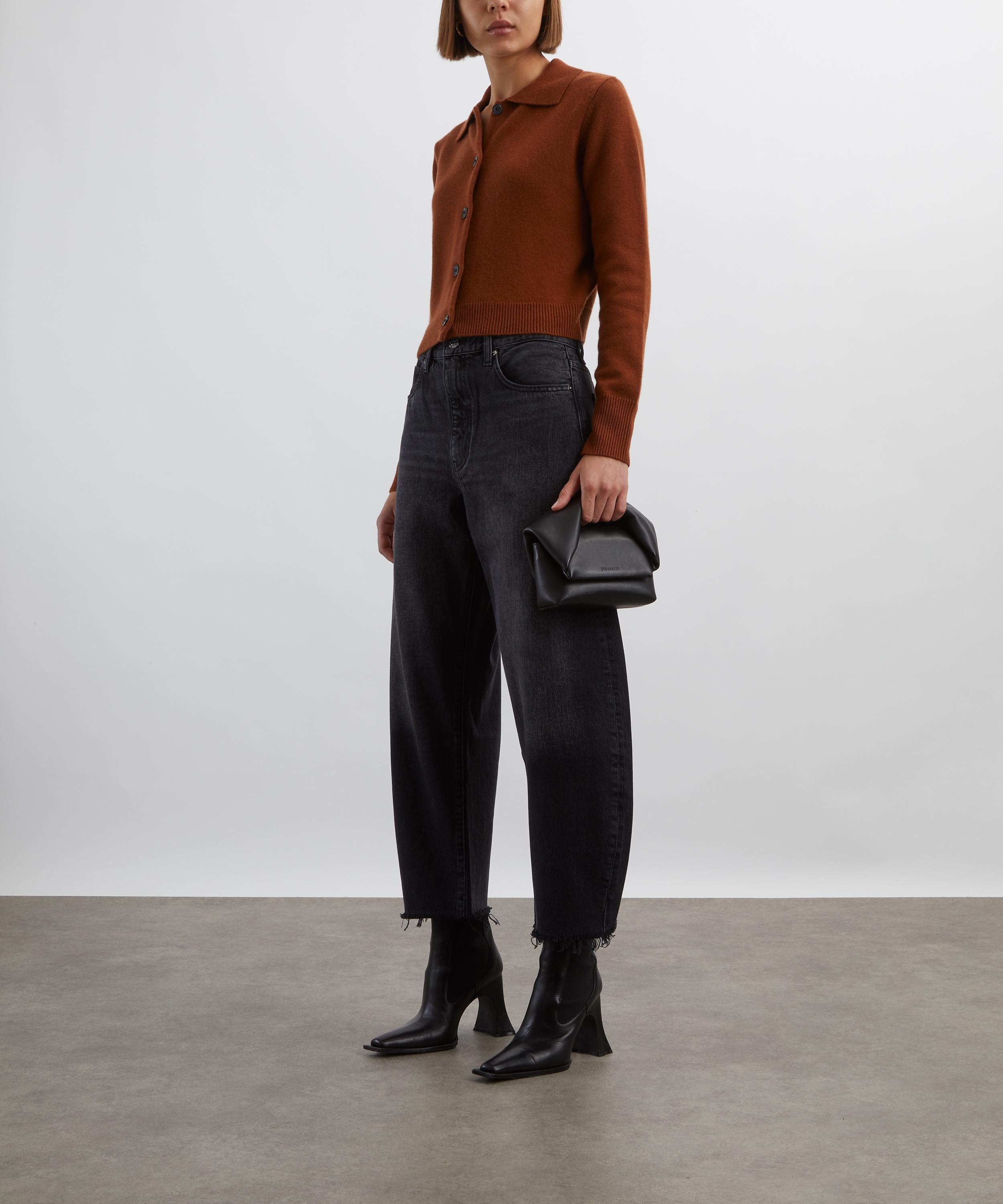 The Bubble Crop Jeans in Limitless Raw Fray - 2