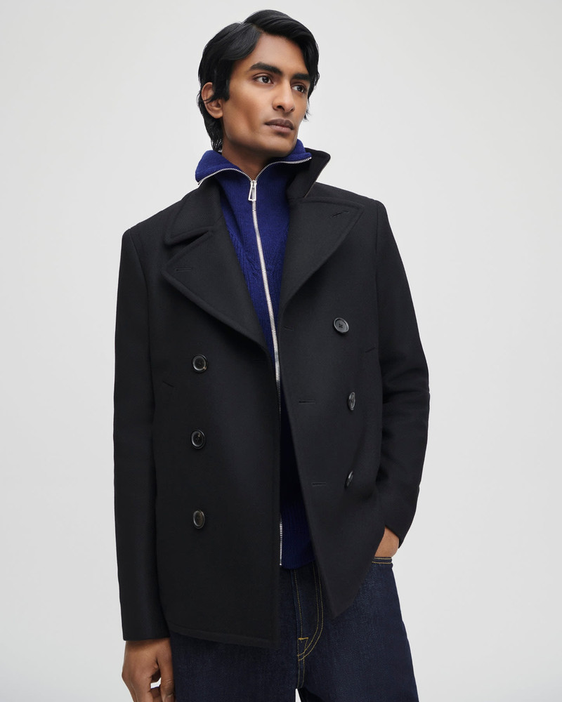 Wool-Cashmere Pea Coat 5
