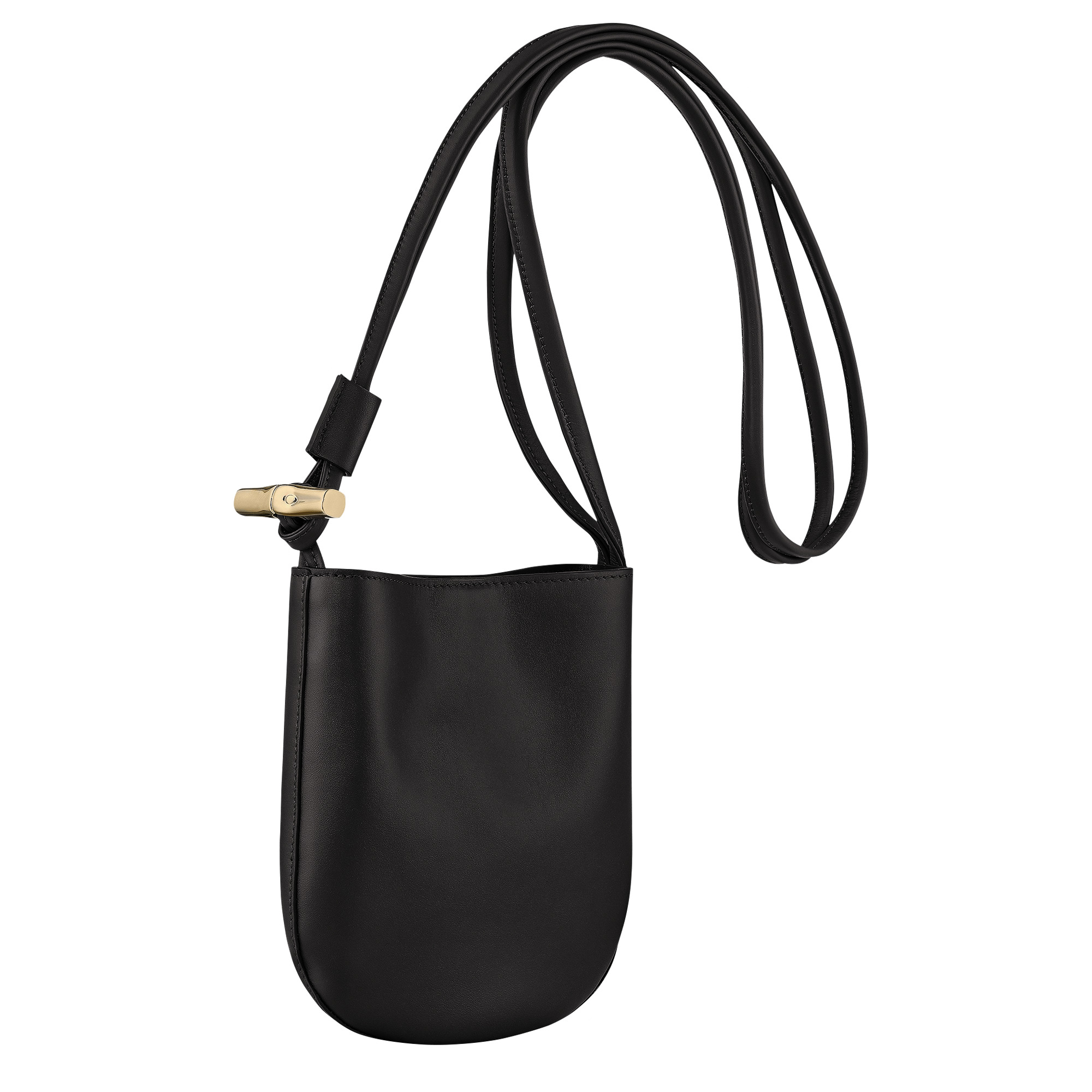 Le Roseau S Crossbody bag Black - Leather - 3