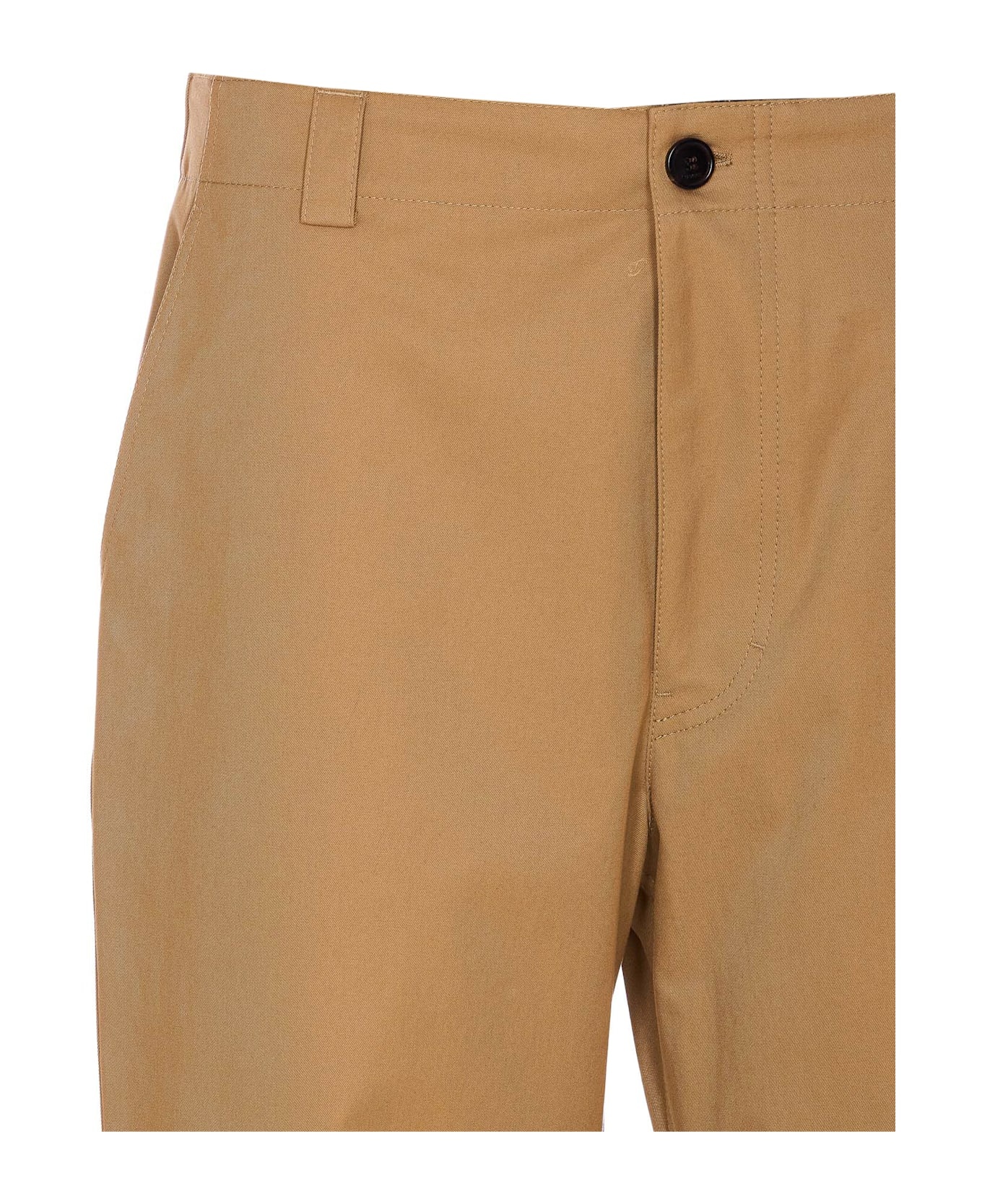 Twill Web Detail Pants - 4