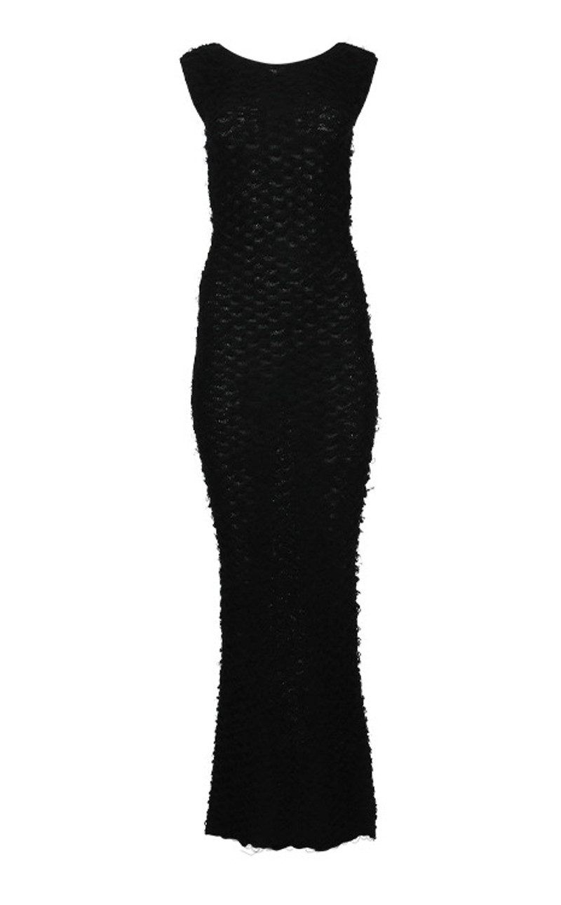 RINGLET DRESS BLACK 1
