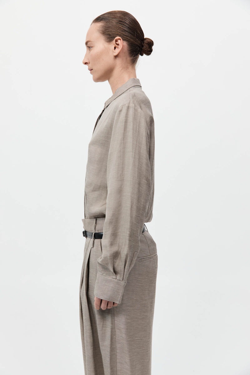 Melange Classic Shirt - Rye - 6