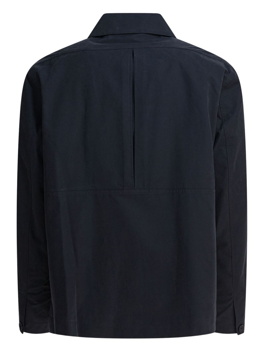 button-cuff zip-front jacket - 2