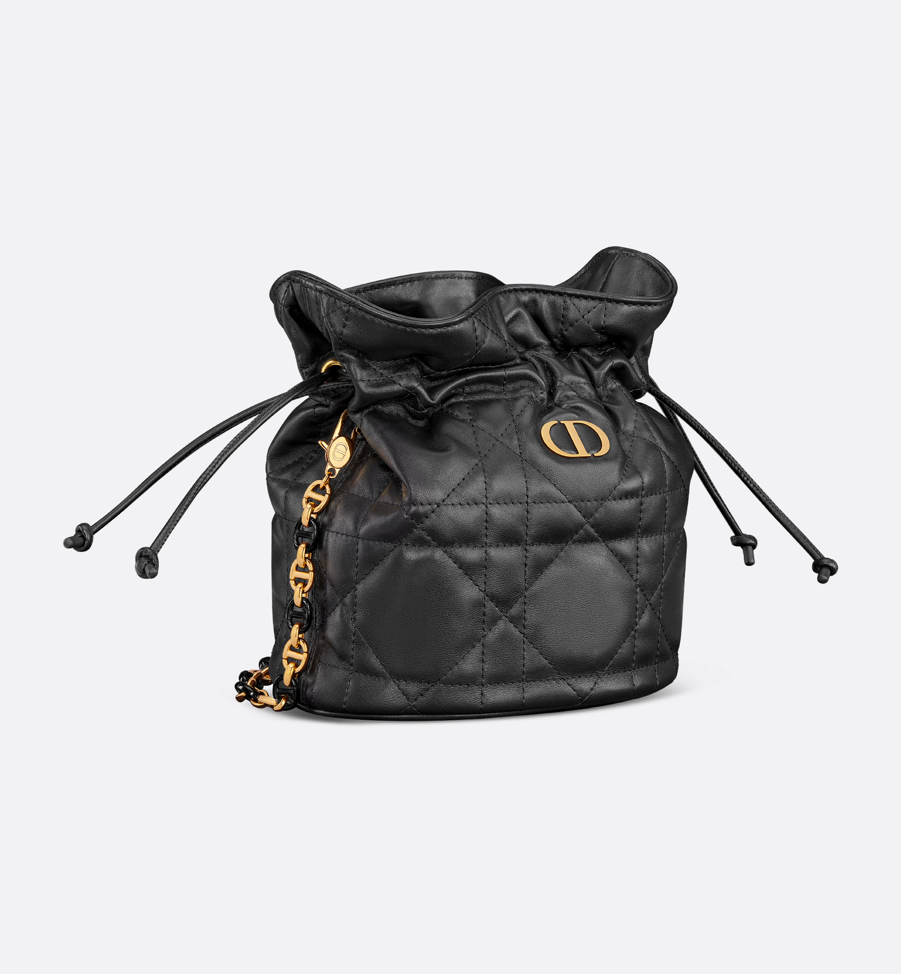 Miss Caro Mini Bucket Bag with Drawstring - 2