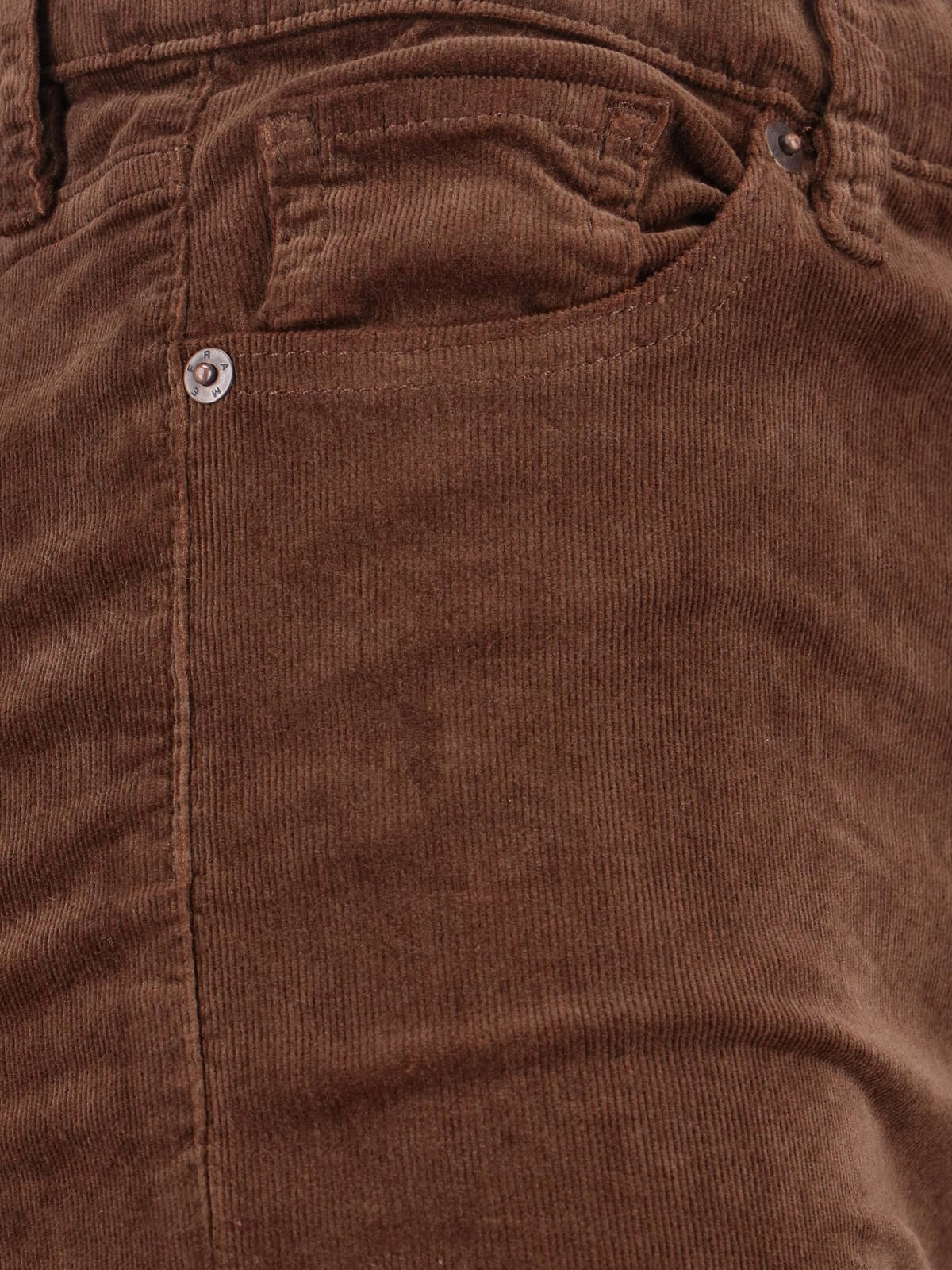 'CORDUROY' STRAIGHT PANTS - 4