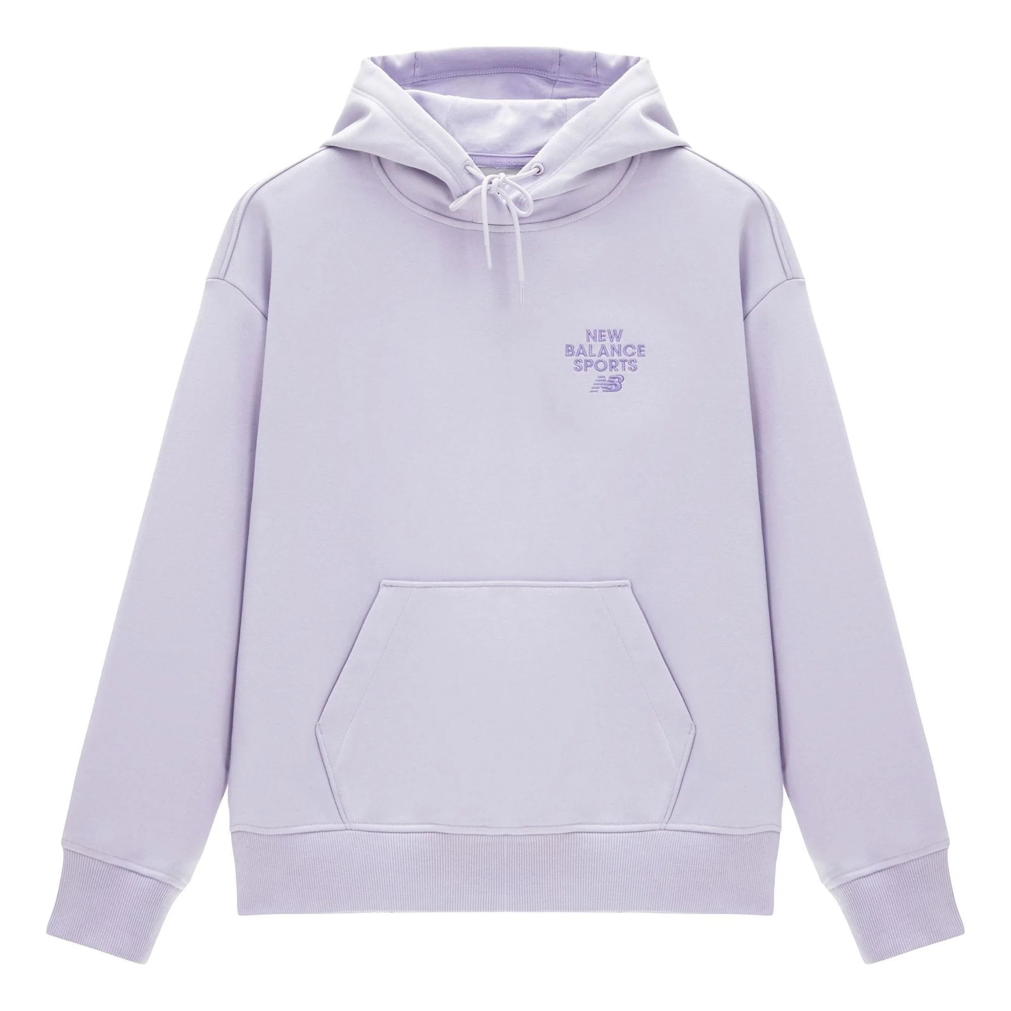 (WMNS) New Balance Logo Sportswear Hoodie 'Purple' 5CD12132-DV - 1
