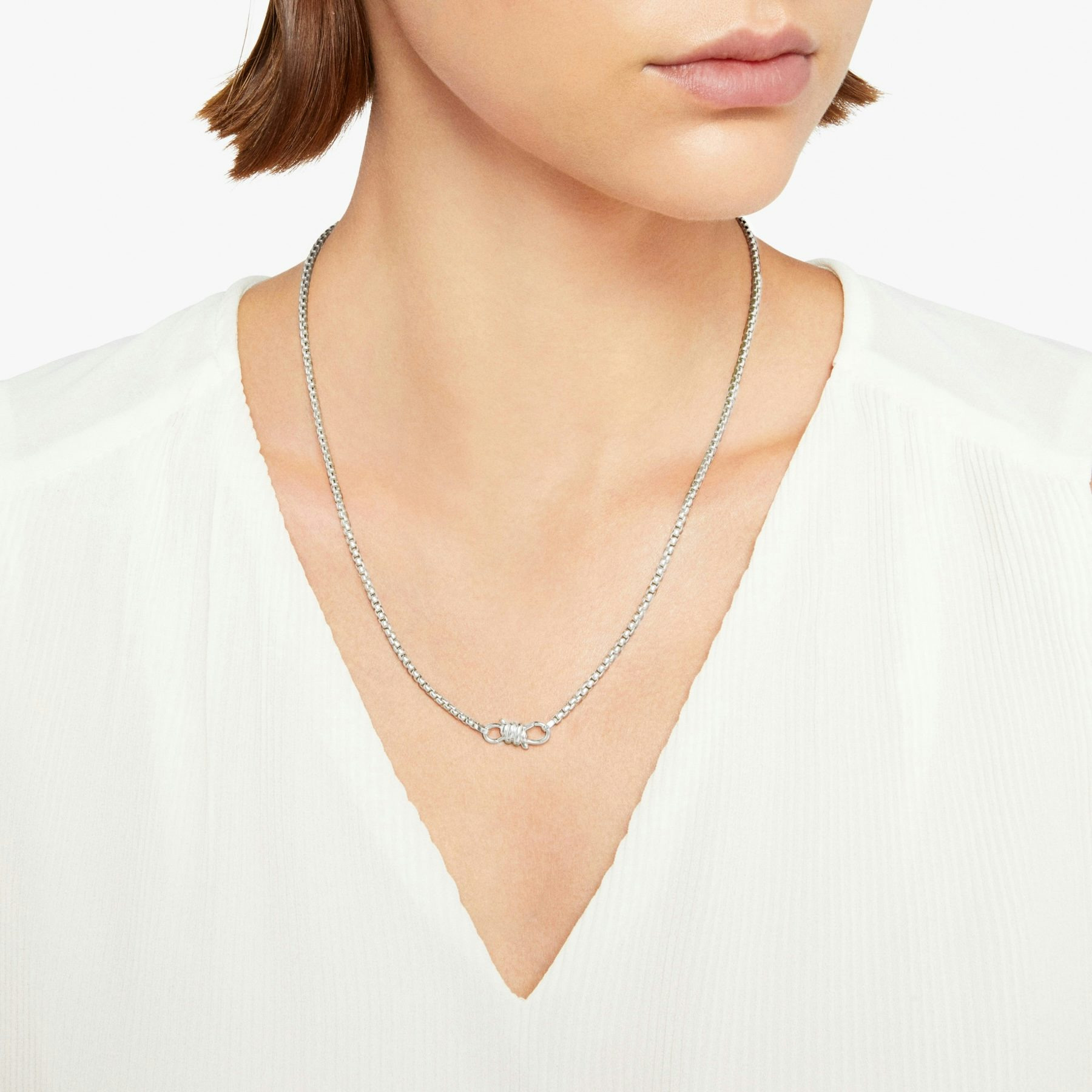 SILVER NODO NECKLACE - 2
