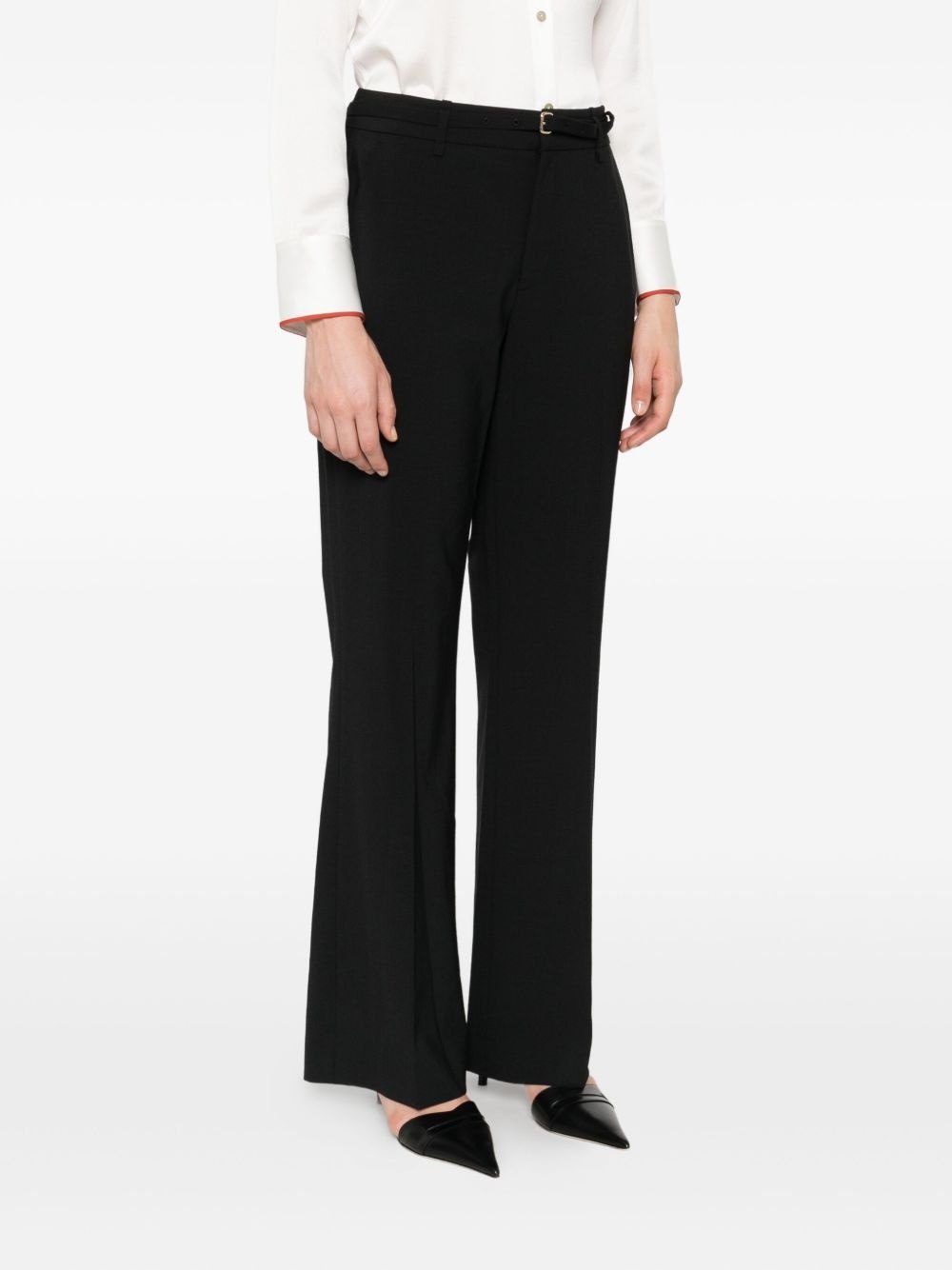 flared-leg tailored trousers - 3