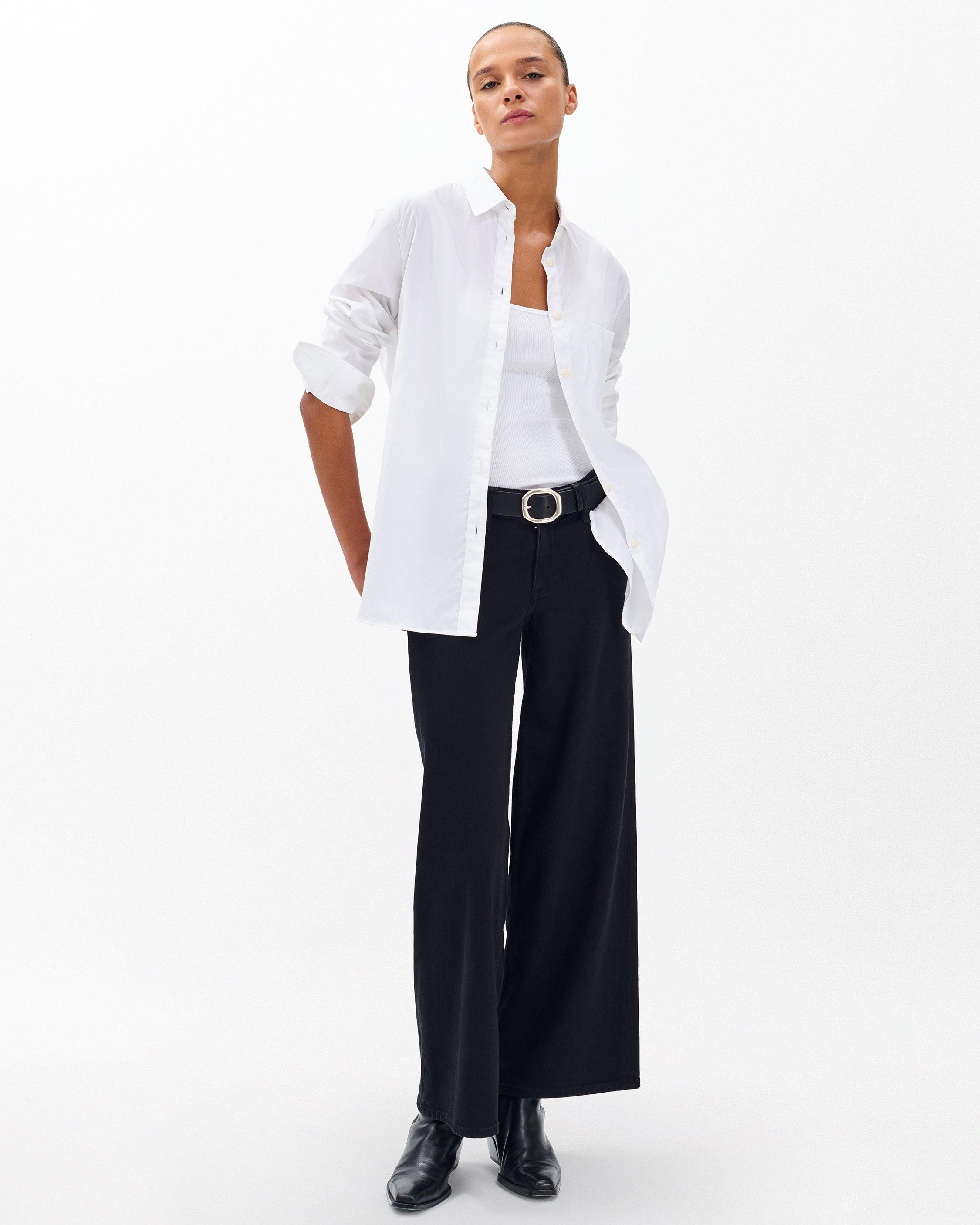 Maxine Cotton Poplin Shirt
Classic Fit Button Down - 3