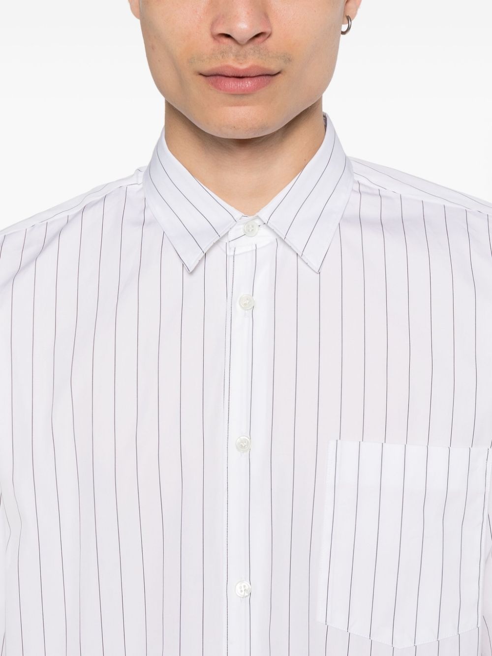 striped cotton shirt - 5