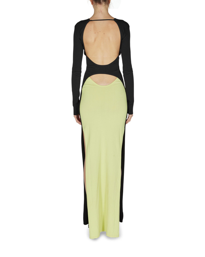 LONG KNIT CUTOUT DRESS 5