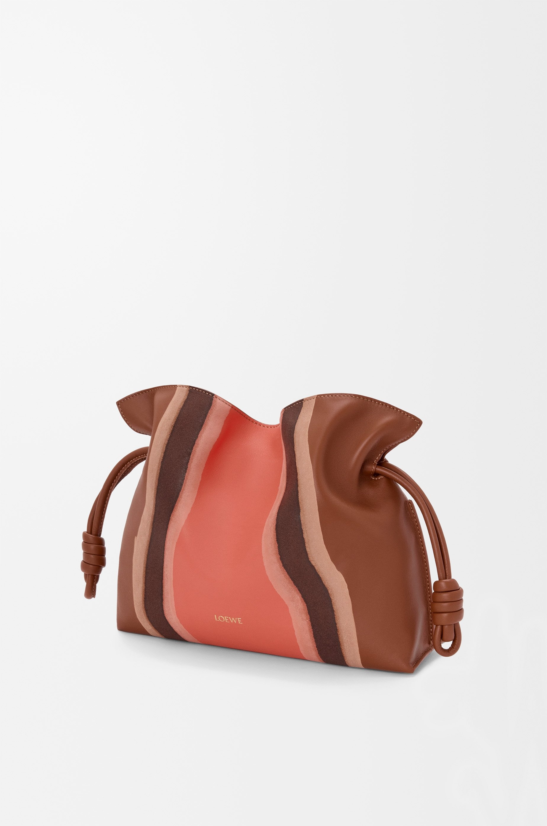 Medium Flamenco clutch in nappa calfskin - 4