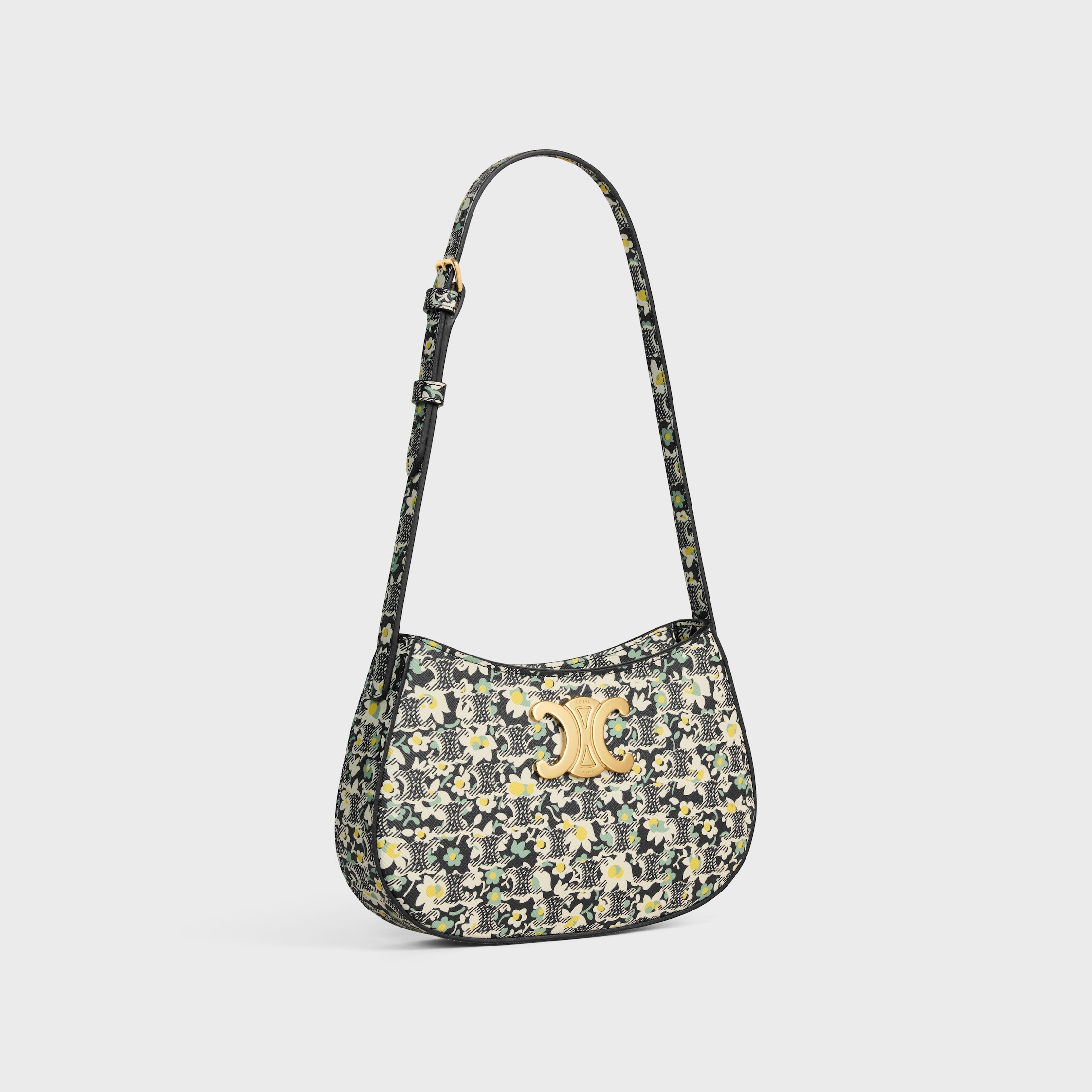MEDIUM TILLY BAG IN TRIOMPHE CANVAS WITH FLOWER PRINT - 2
